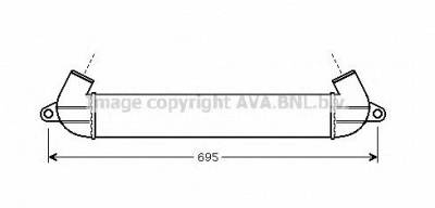AVA QUALITY COOLING ft4271 -  Интеркулер